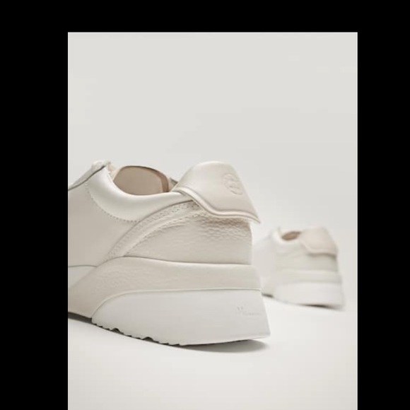 Nwot Massimo Dutti leather sneakers/trainers - Picture 3 of 5